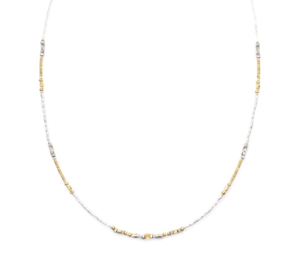 Thai Stering Silver Necklace with Gold Fill and Gold Vermeil from Chipita at Pinch in Northampton, MA