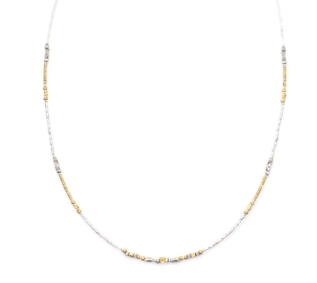 Thai Stering Silver Necklace with Gold Fill and Gold Vermeil from Chipita at Pinch in Northampton, MA