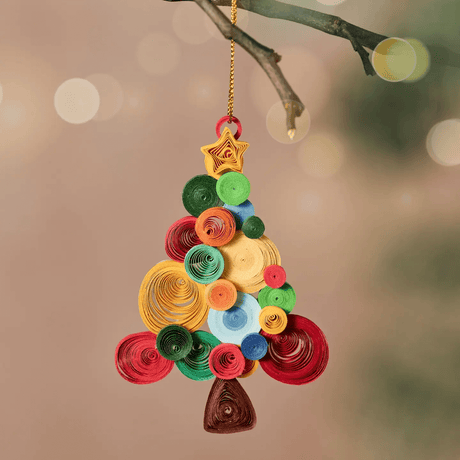 Banh Quilled Tree Ornament from Ten Thousand Villages at Pinch in Northampton, MA