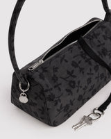 Nylon Loaf Bag in Charcoal Ditsy Floral