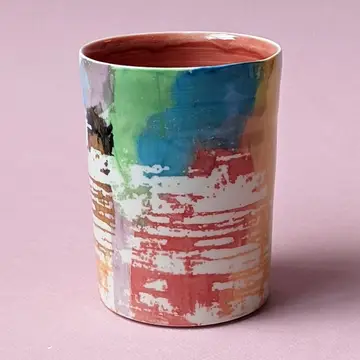 Rainbow Concrete Cocktail Cup