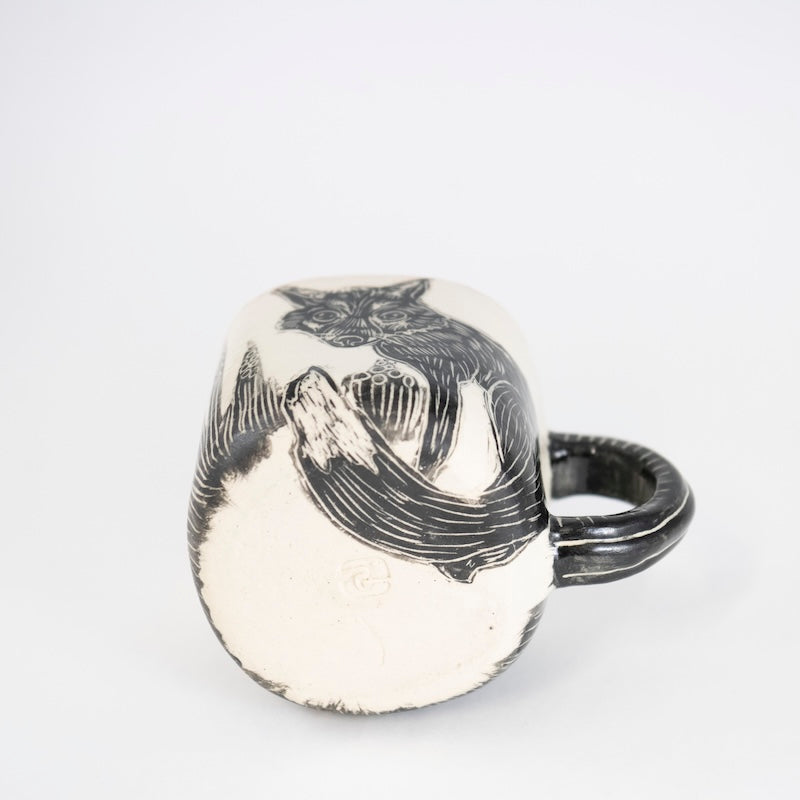 Square Mug "Fox in Tall Grass"