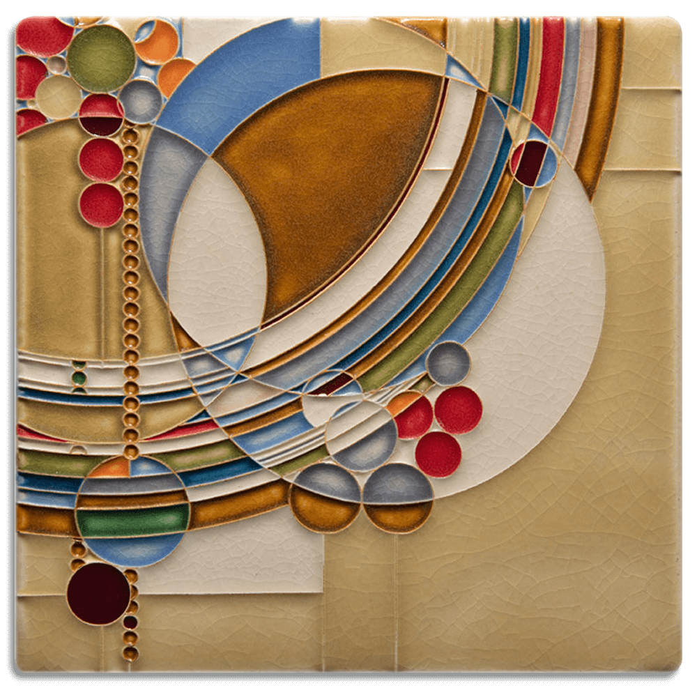 Tile 8x8 March Balloons from Motawi Tileworks at Pinch in Northampton, MA