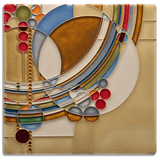 Tile 8x8 March Balloons from Motawi Tileworks at Pinch in Northampton, MA