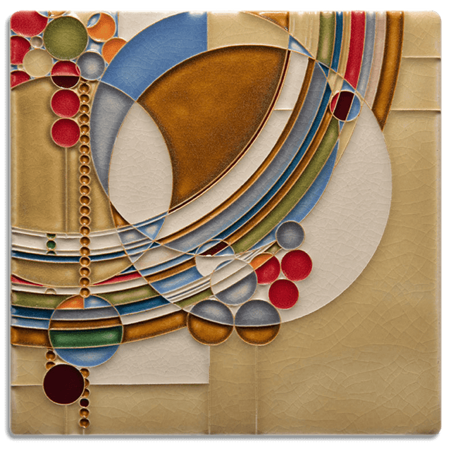 Tile 8x8 March Balloons from Motawi Tileworks at Pinch in Northampton, MA