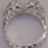 Never Ending Story Ring in Fine Silver from Montestruque at Pinch in Northampton, MA