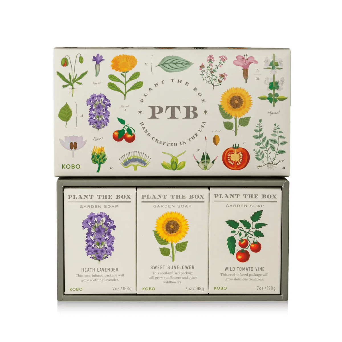 Bar Soap Plant the Box Gift Set