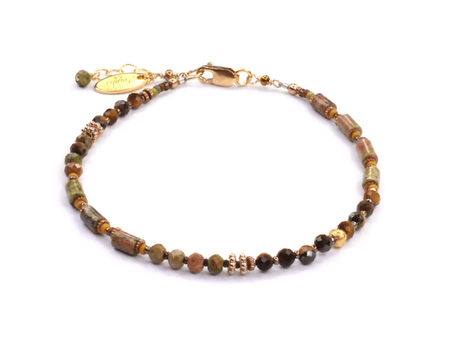 Gold Fill Bracelet with Tigers Eye from Chipita at Pinch in Northampton, MA