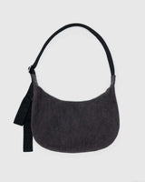 Medium Washed Black Denim Crescent Bag at PINCH