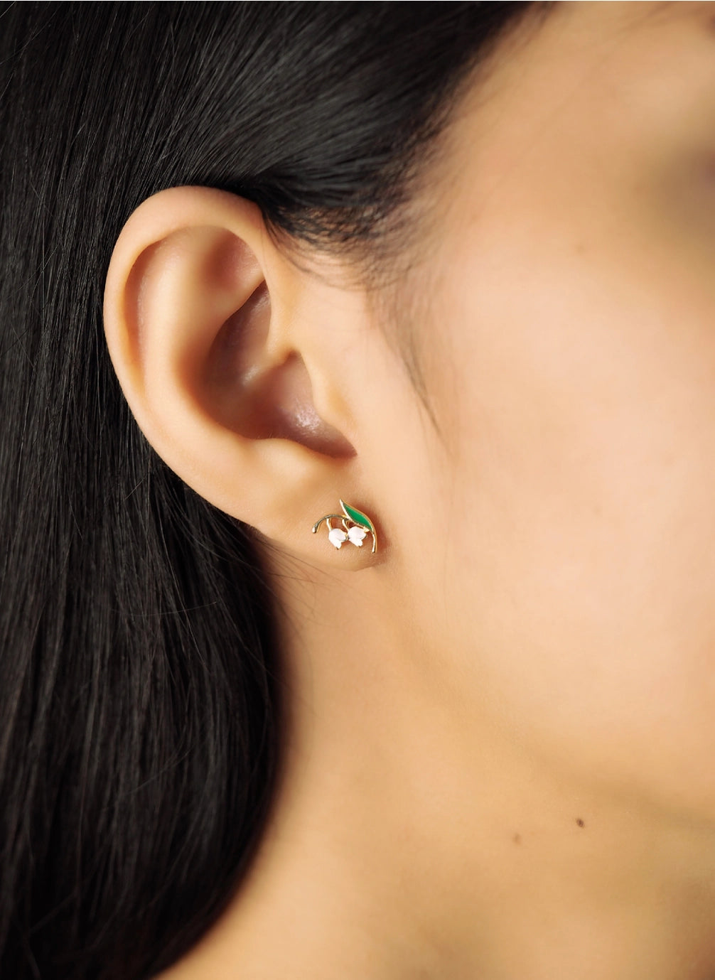 Lily of the Valley Studs