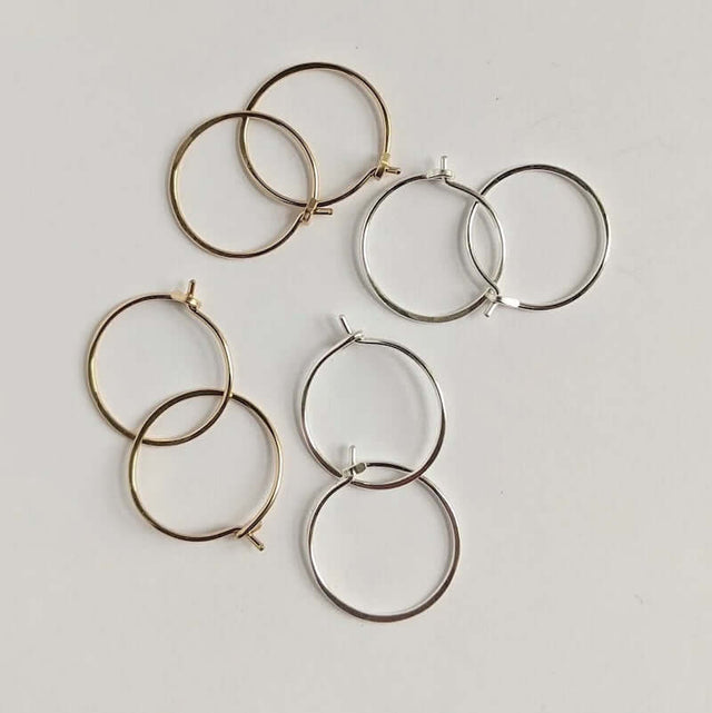 Tiny Hoops from Rachel Gunnard at Pinch in Northampton, MA