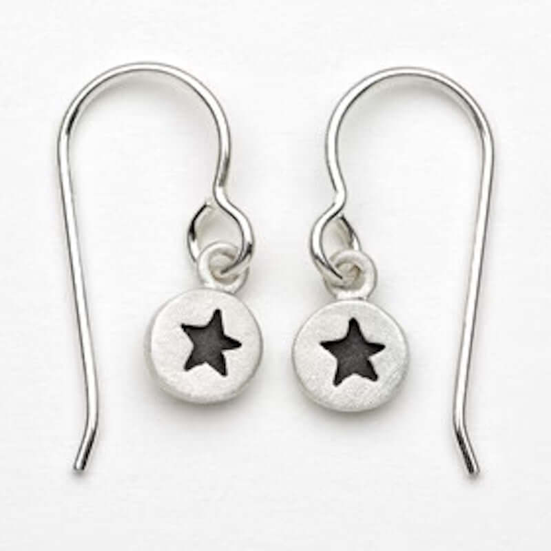 Tiny Dot Star Earrings at PINCH