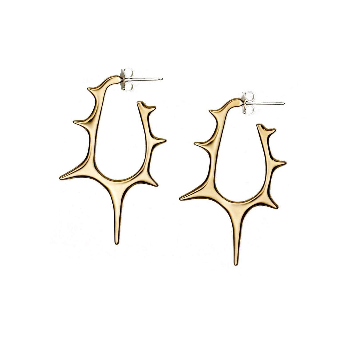 Thorn Hoop Earrings at PINCH