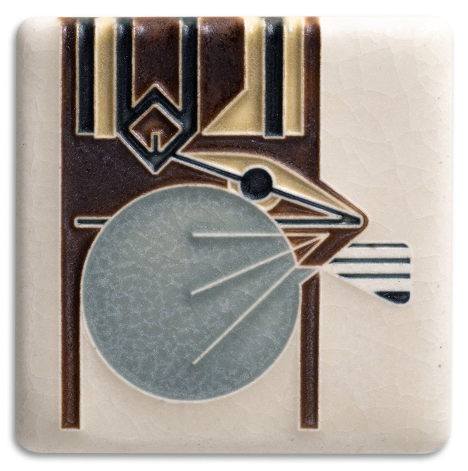 Chipmunk 3x3 Tile (Charley Harper) from Motawi Tileworks at Pinch in Northampton, MA
