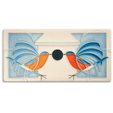 4x8 Homecoming Tile (Charley Harper) by Motawi Tileworks - Motawi Tileworks - Tile - [PINCH]