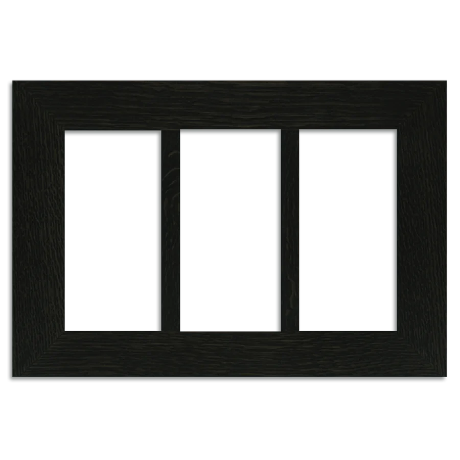 4x8 Ebony Oak Park Frame- Triple from Motawi Tileworks at Pinch in Northampton, MA