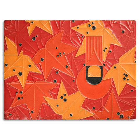 8x6 Under the Sweetgum Tile (Charley Harper) by Motawi Tileworks - Motawi Tileworks - Tile - [PINCH]