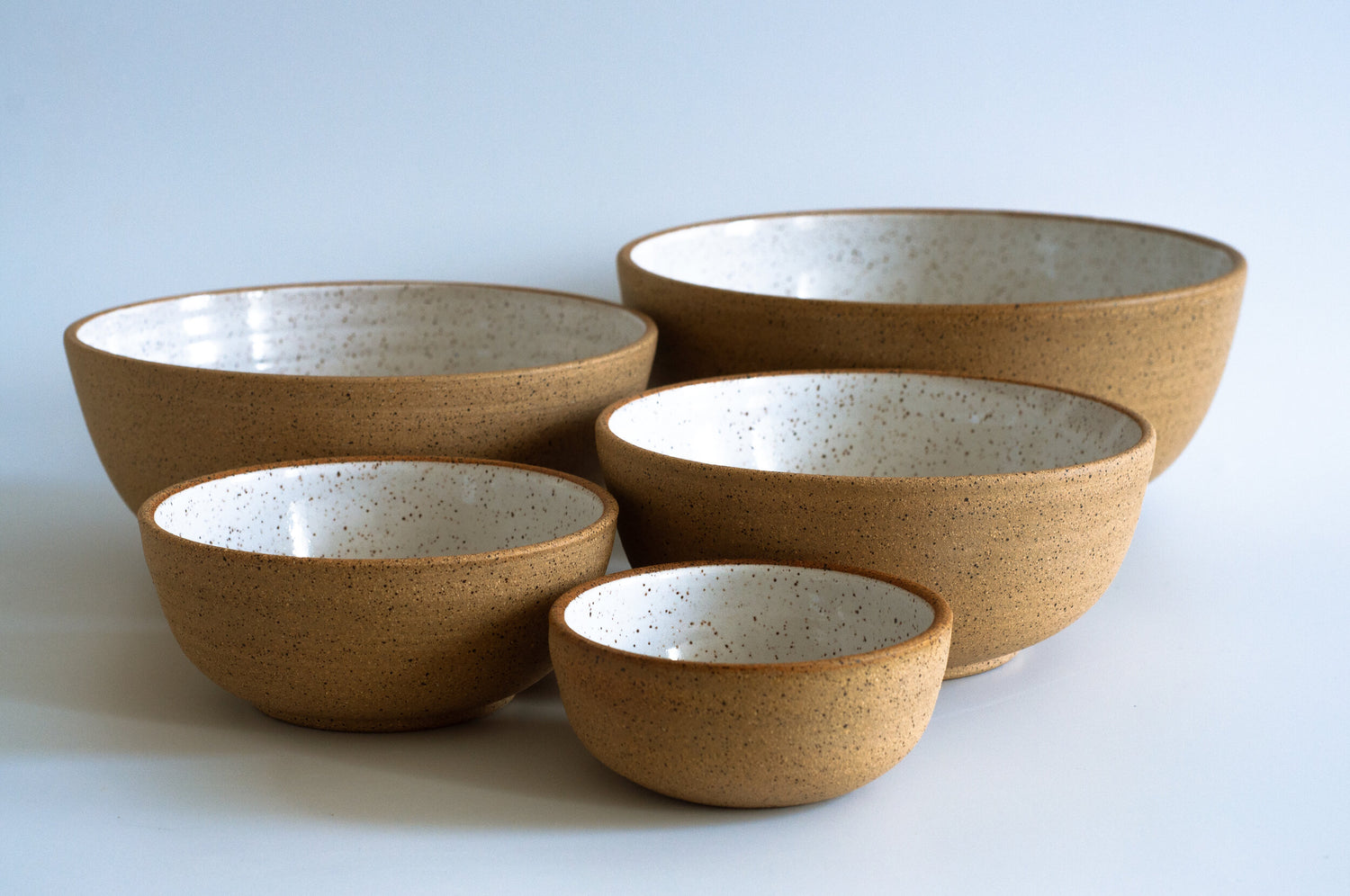 Ceramic Nesting Bowls - Set of Five | Shop Curated, Crafted Goods at PINCH