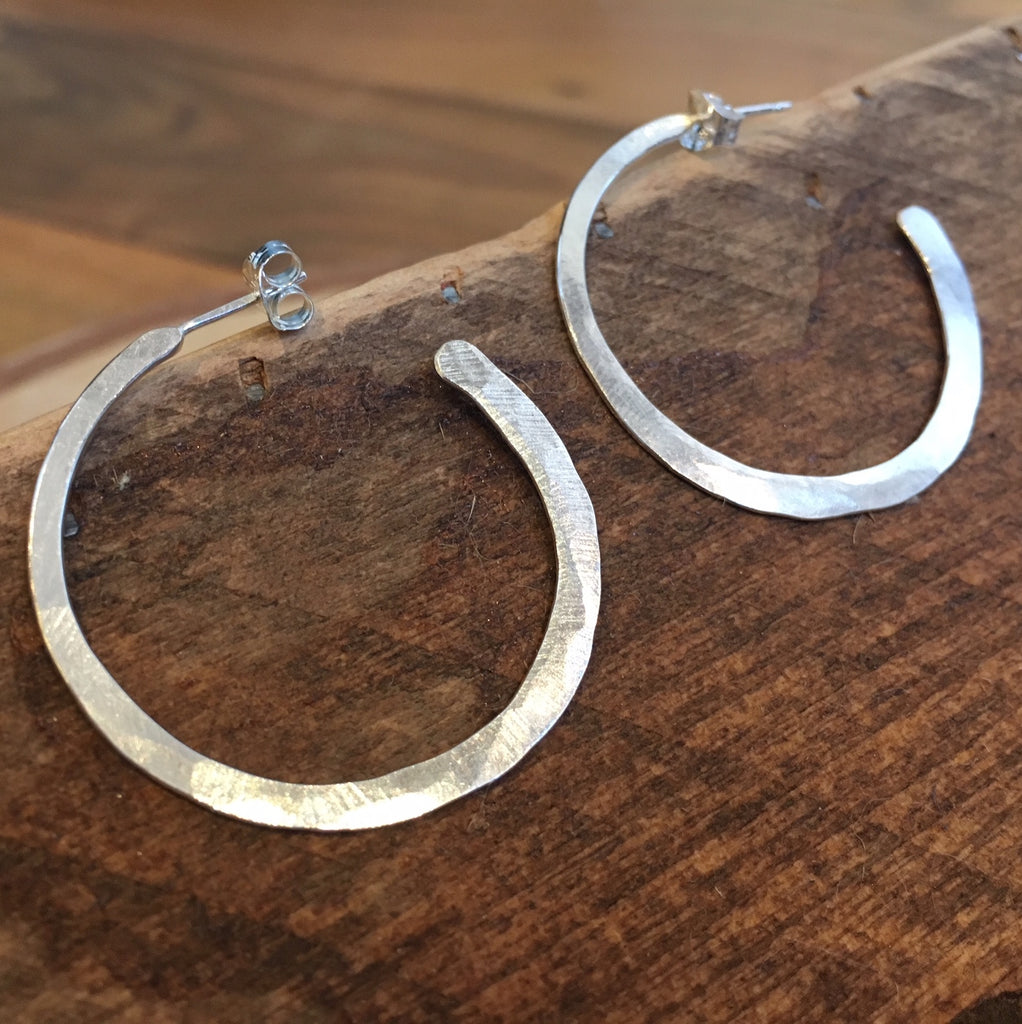 Laura's Hoops Earrings by Little Cat Metals - Little Cat Metals - earrings - [PINCH]