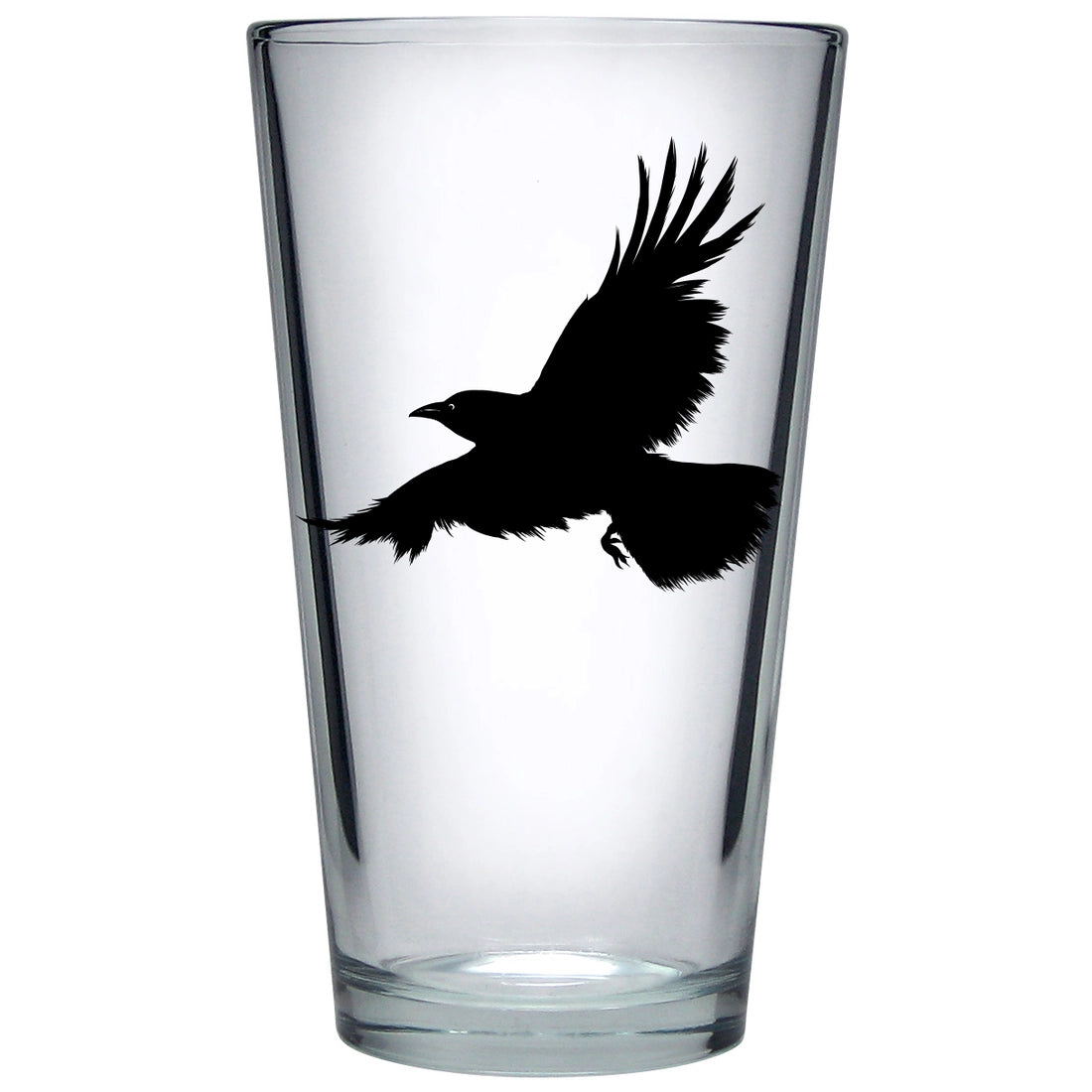 Flying Raven Pint Glass from Salty Raven at Pinch in Northampton, MA