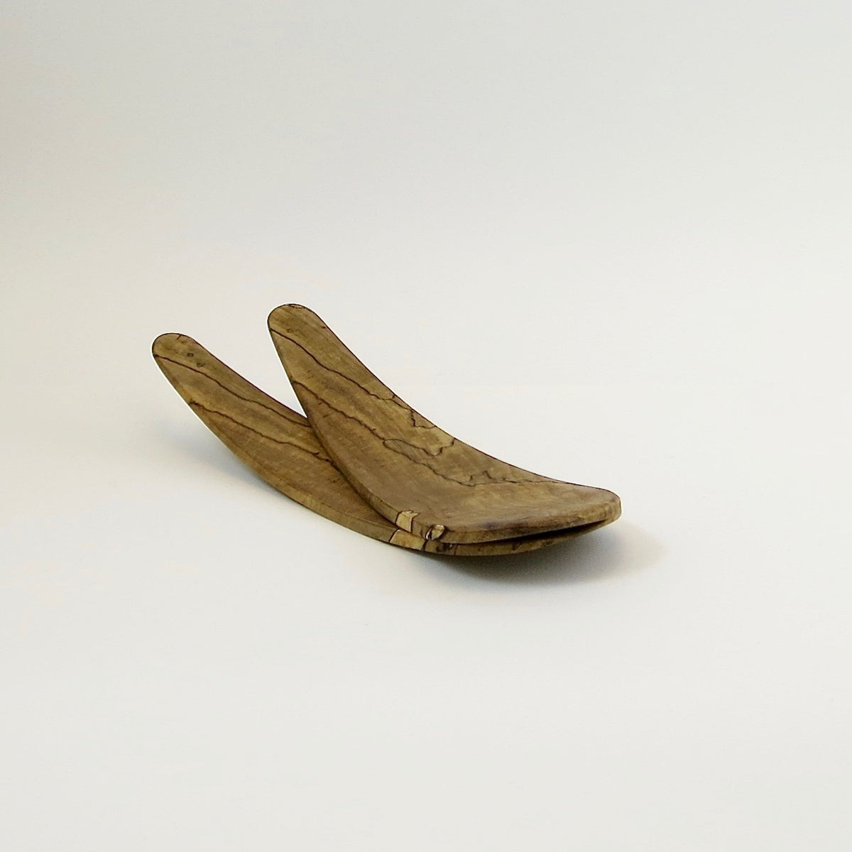 Spalted Maple Salad Servers at PINCH