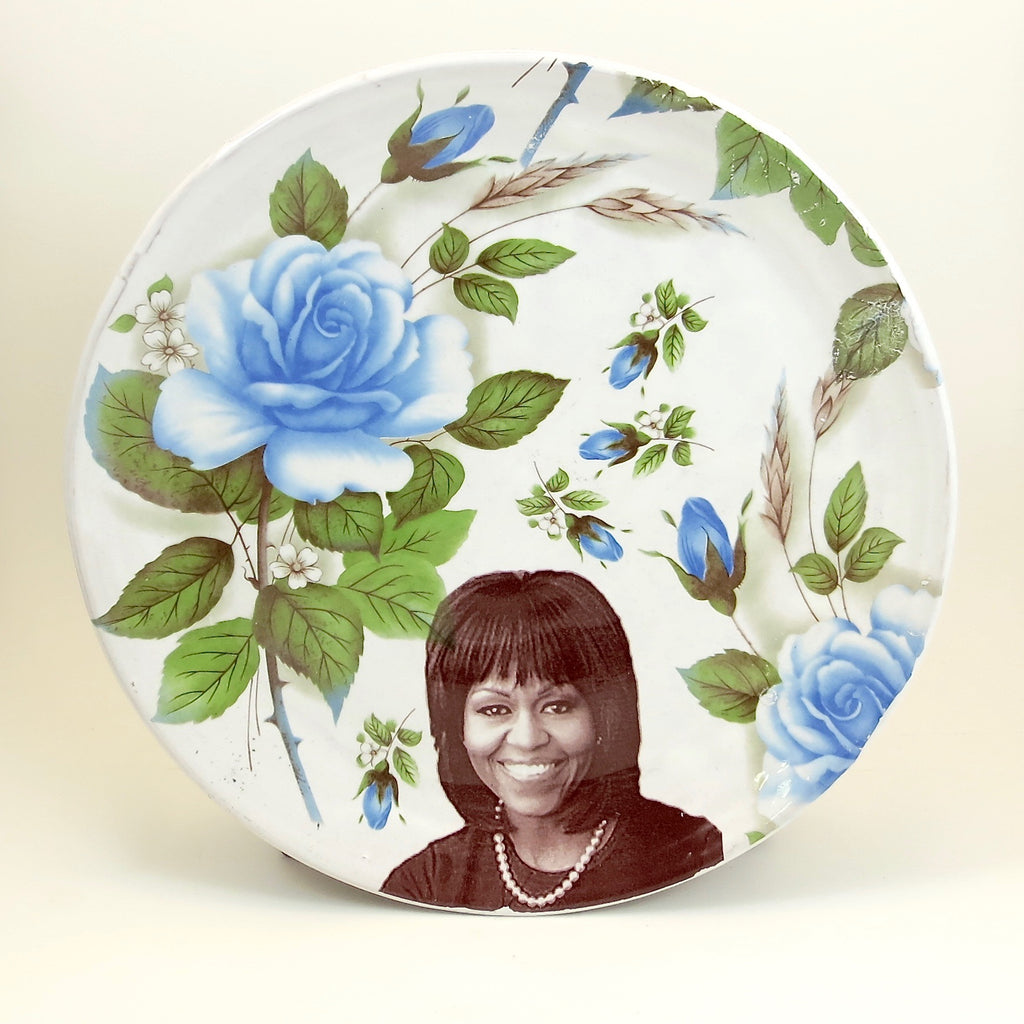 Michelle Obama Platter by Justin Rothshank - Justin Rothshank - Platter - [PINCH]