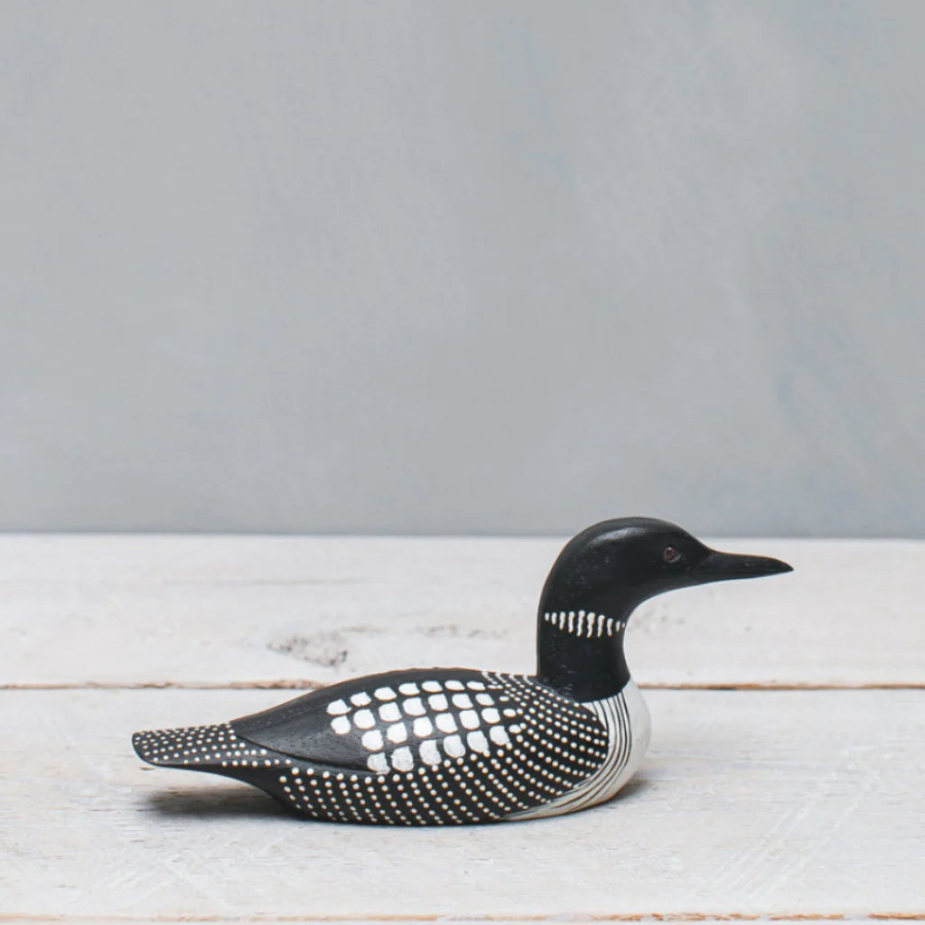 Small Loon in Wood from Aviologie at Pinch in Northampton, MA