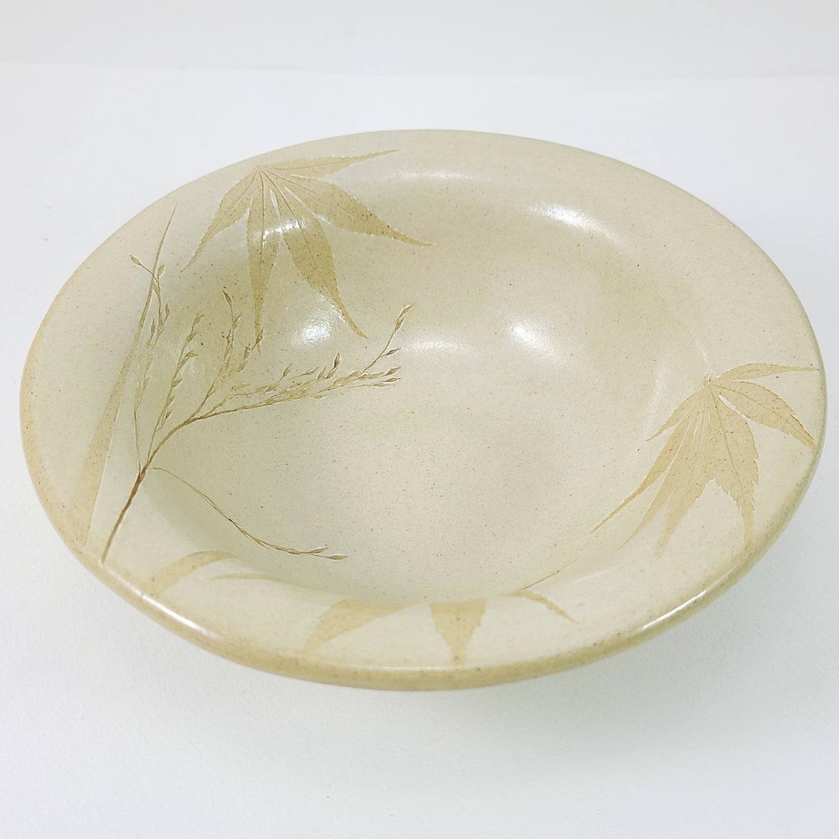 Grass Light Medium Bowl from Kaleidoscope Pottery at Pinch in Northampton, MA