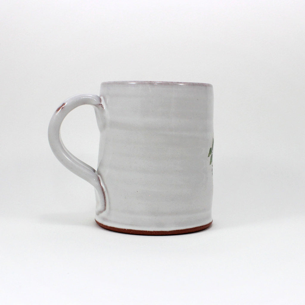 Alexandria Ocasio-Cortez Mug with Flowers by Justin Rothshank - Justin Rothshank - mug - PINCH pottery and gift shop