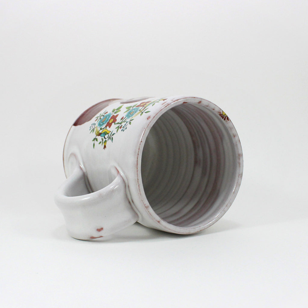 Alexandria Ocasio-Cortez Mug with Flowers by Justin Rothshank - Justin Rothshank - mug - PINCH pottery and gift shop