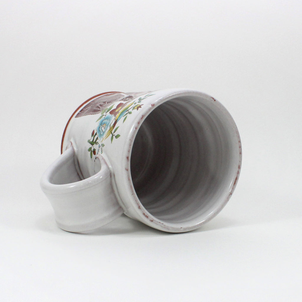 Greta Thunberg Mug with Flowers by Justin Rothshank - Justin Rothshank - mug - PINCH pottery and gift shop