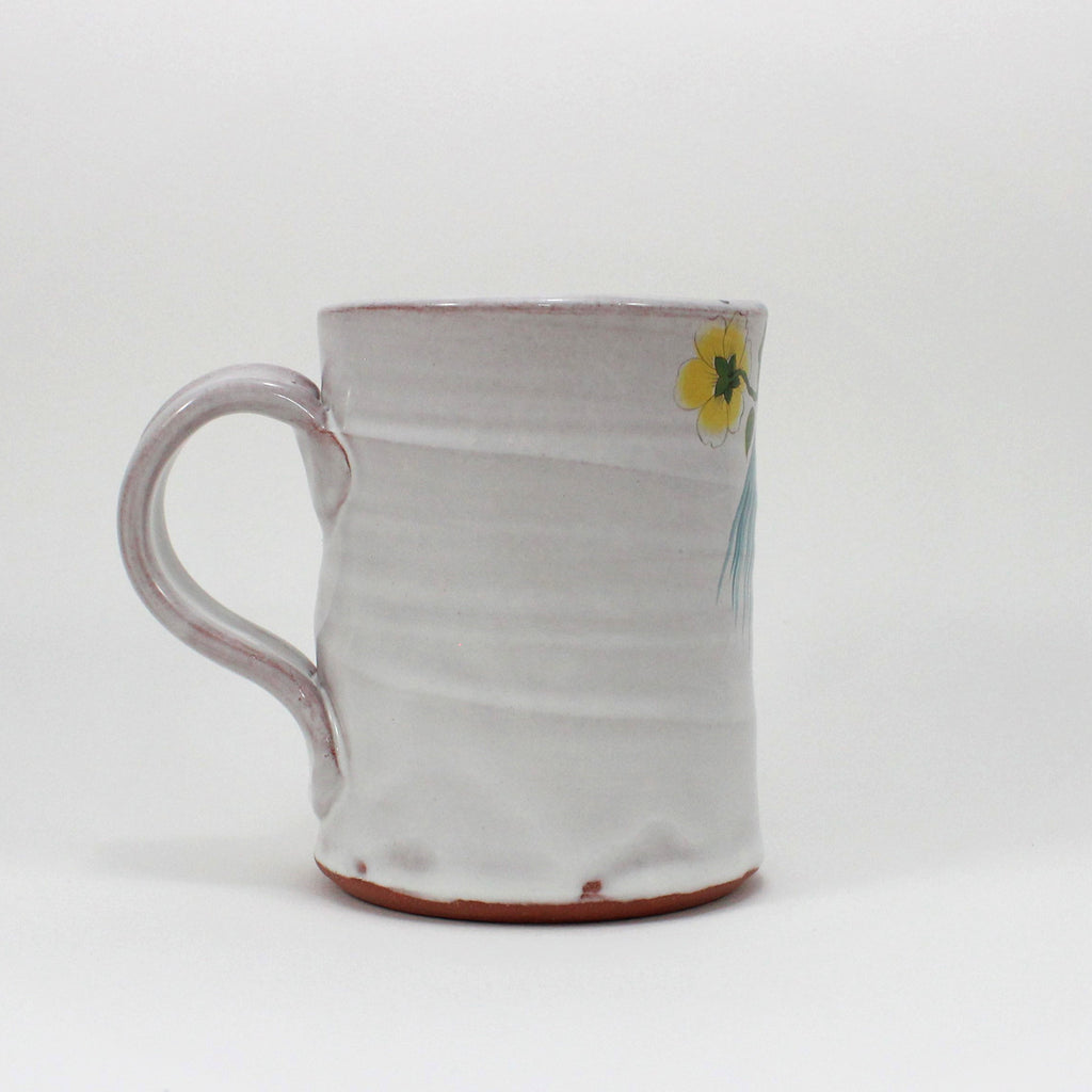 Hillary Clinton Mug with Flowers by Justin Rothshank - Justin Rothshank - mug - [PINCH]