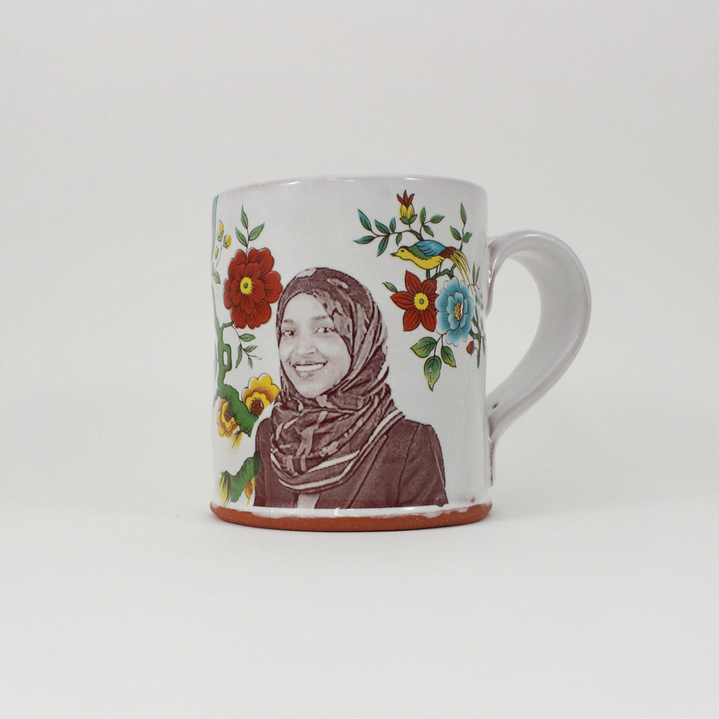 Ihan Omar Mug with Flowers by Justin Rothshank - Justin Rothshank - mug - PINCH pottery and gift shop