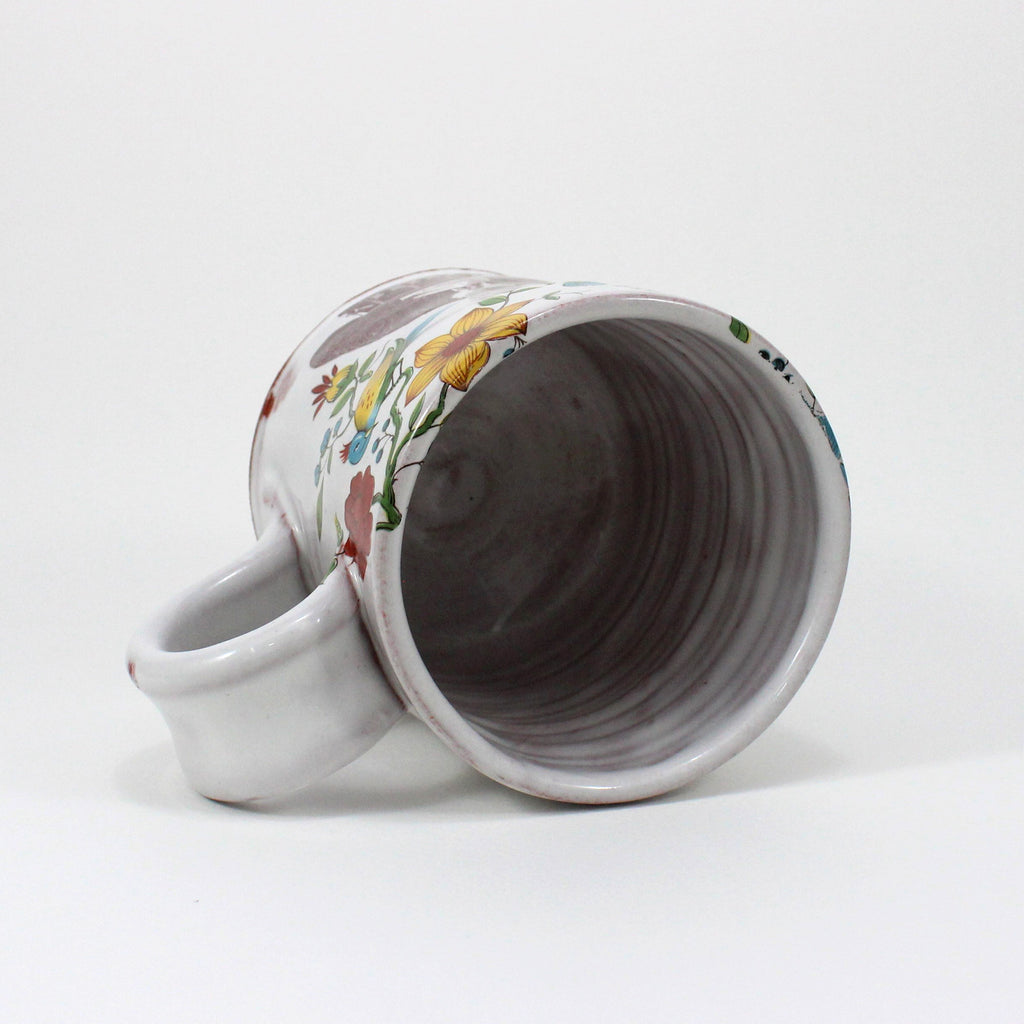 Mr. Rogers Mug with Flowers by Justin Rothshank - Justin Rothshank - mug - PINCH pottery and gift shop