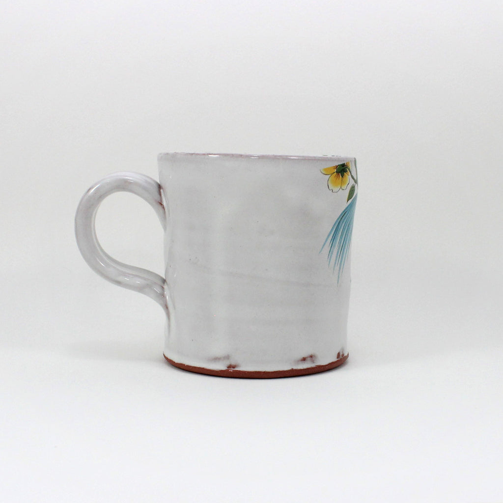 Mr. Rogers Mug with Flowers by Justin Rothshank - Justin Rothshank - mug - PINCH pottery and gift shop
