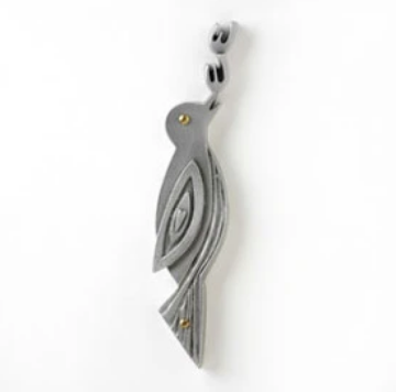 Songbird Mezuzah by Emily Rosenfeld - Emily Rosenfeld - mezuzah - PINCH pottery and gift shop