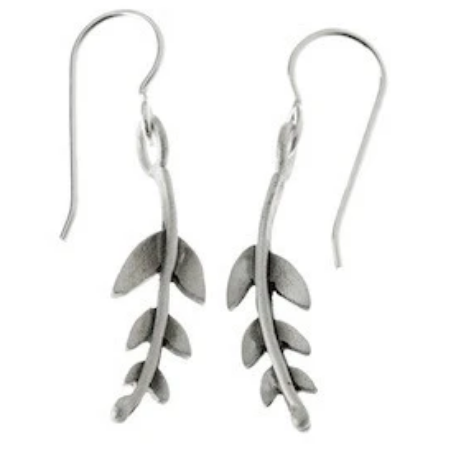 Frond earrings by Emily Rosenfeld - Emily Rosenfeld - earrings - PINCH pottery and gift shop