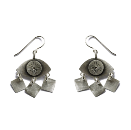 Folklorica Eye earrings by Emily Rosenfeld - Emily Rosenfeld - earrings - PINCH pottery and gift shop