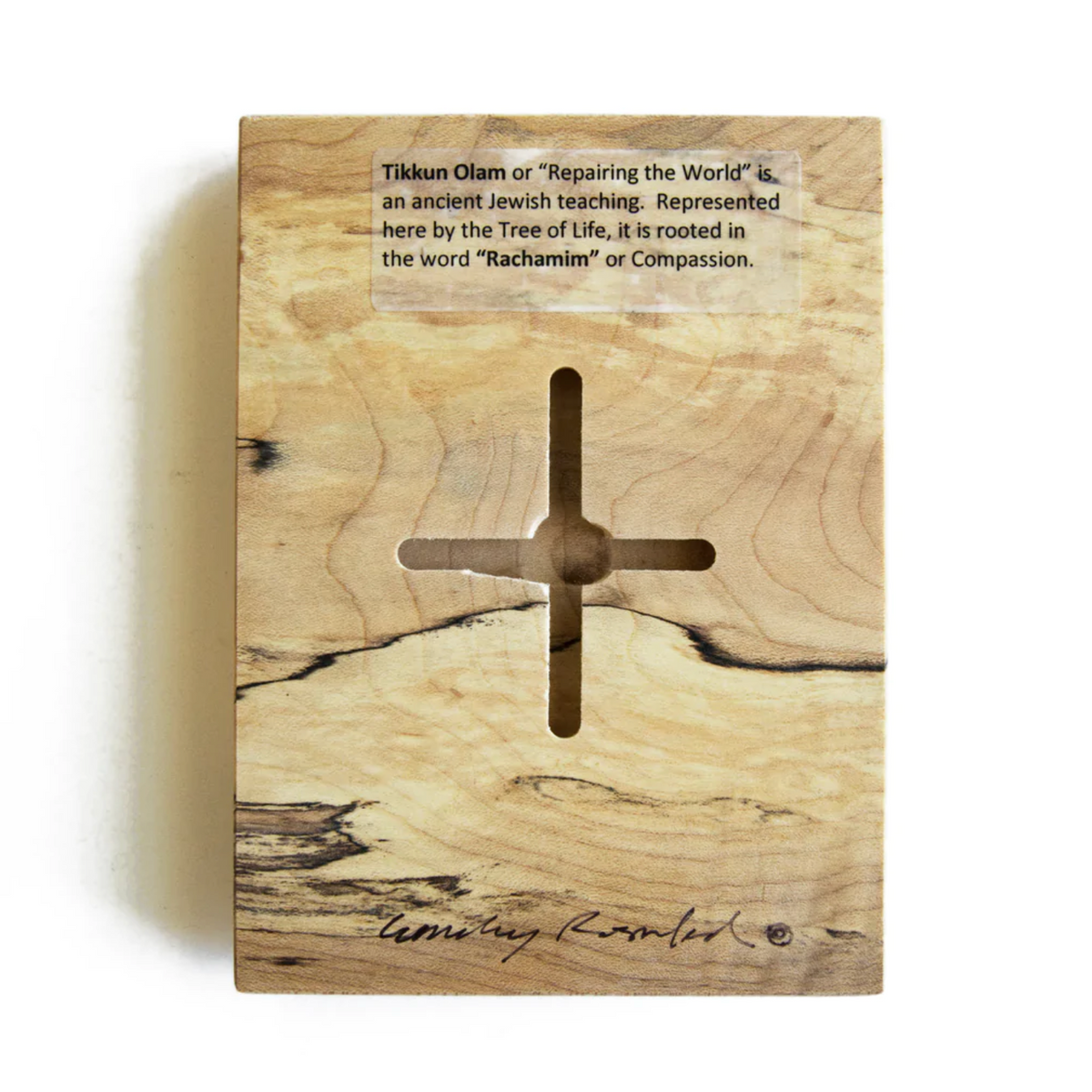 Tikkan Olam Panel of Pewter & Maple at PINCH