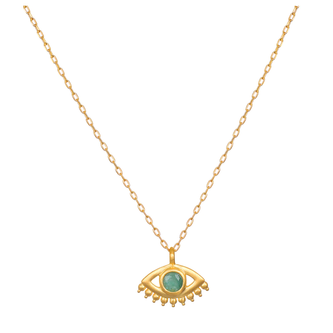 Emerald evil 2025 eye necklace