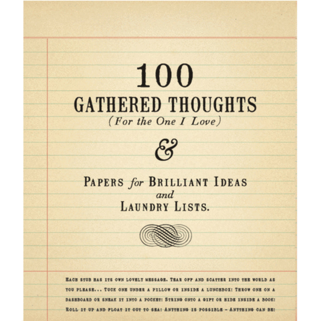 100 Gathered Thoughts (For the One I Love) by Sugarboo Designs - Sugarboo Designs - Journal - PINCH pottery and gift shop