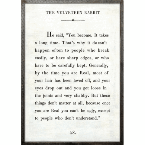 The Velveteen Rabbit Art Print (Book Collection) at PINCH