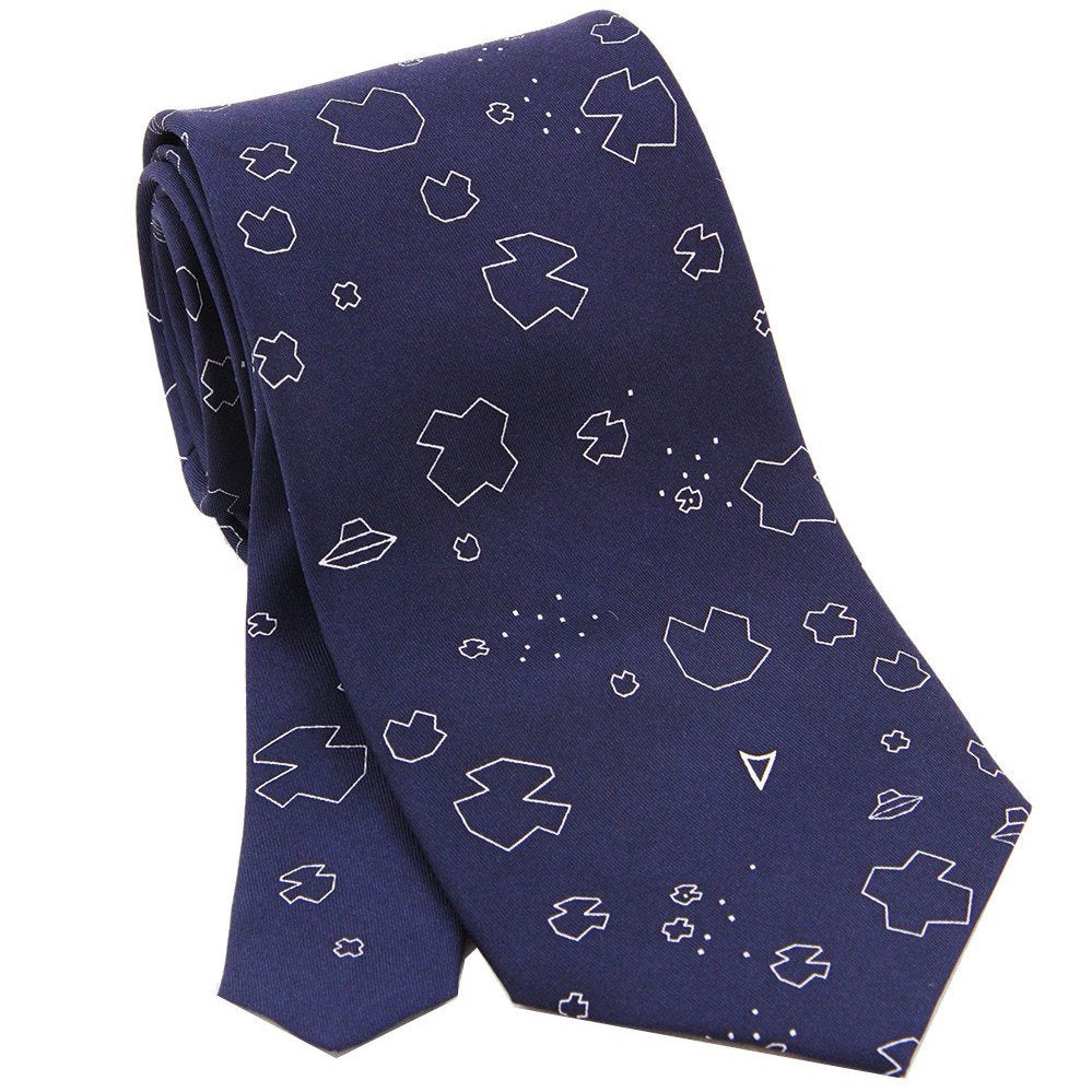 Asteroids Necktie by Josh Bach - Josh Bach - necktie - [PINCH]
