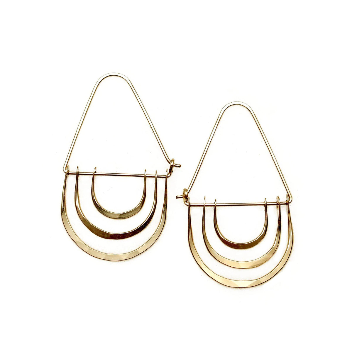 Pendientes de triple arco