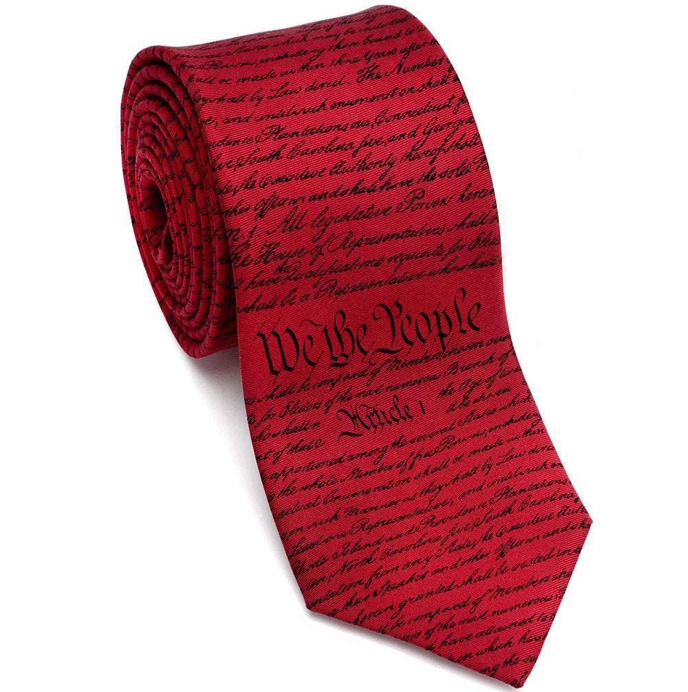 Constitution Necktie by Josh Bach - Josh Bach - necktie - [PINCH]