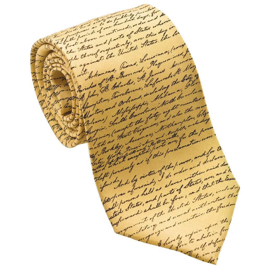 Emancipation Proclamation Necktie by Josh Bach - Josh Bach - necktie - [PINCH]