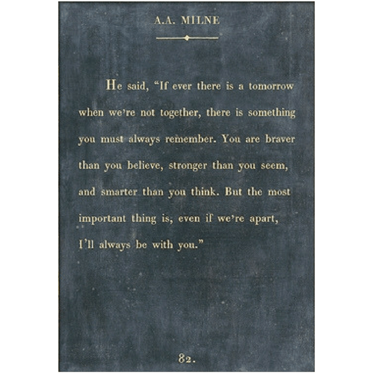 A.A. Milne Art Print (Book Collection) at PINCH