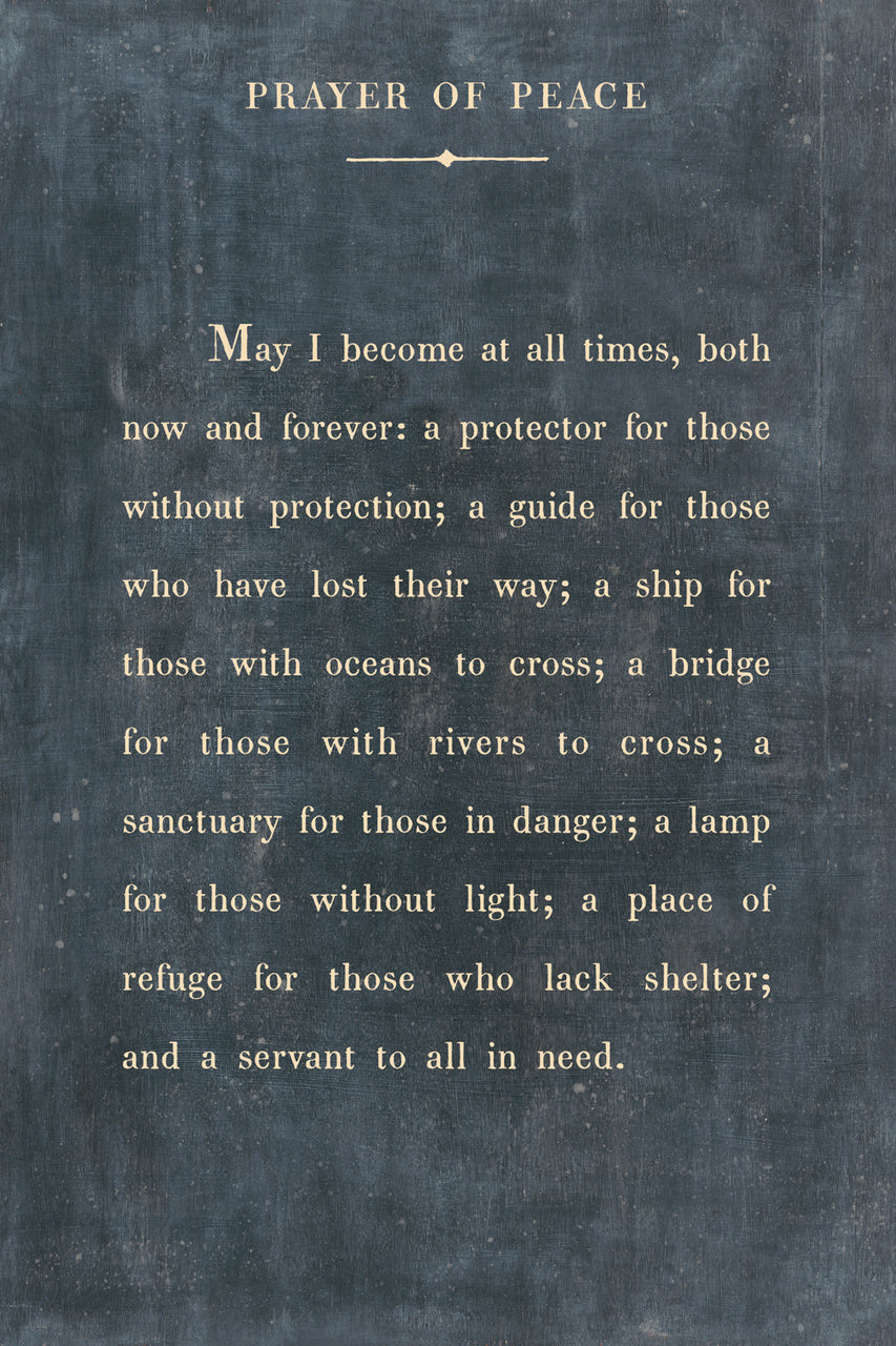 Prayer of Peace Art Print at PINCH