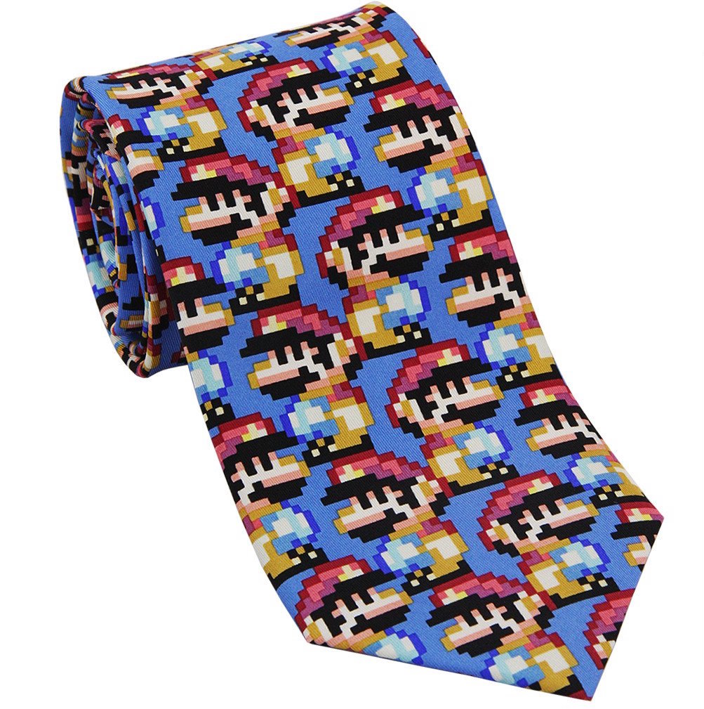 Mario Necktie by Josh Bach - Josh Bach - necktie - [PINCH]
